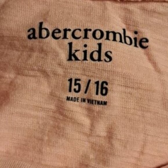 Abercrombie kids pink size 15/16 long sleeved tshirt - Picture 3 of 3